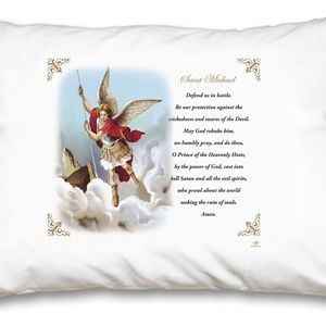 St Michael Pillow Case - English Prayer